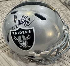 Marcus Allen Autographed Raiders Flash Replica Full-Size Football Helmet - BAS