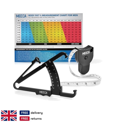 Body fat caliper measuring - body, +