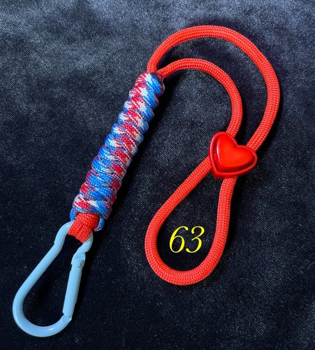 Paracord keyring bottle scarf - bottle,