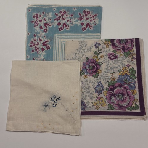 Vtg ladies hankies hand - ladies,