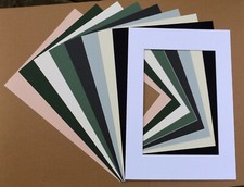 Cardboard PICTURE MOUNTS to fit A2 Picture Frame - Various colours/cut out sizes