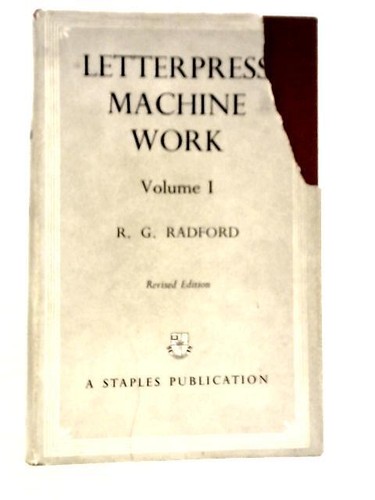 Letterpress machine work - machine,