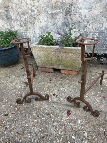 Original hand forged fire - forged,