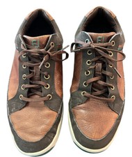 FootJoy FJ Contour Casual Spikeless Leather Brown Golf Shoes Mens 11.5 M 54275