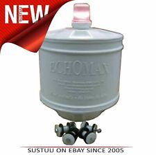 Echomax EM230CL│9" Compact Base Mount Radar Reflector│Lalizas Round White Light