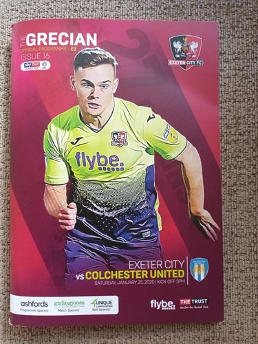 Exeter city colchester - v,