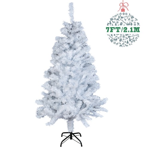 White christmas tree with - white,