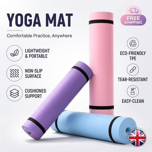 Eva yoga mat 180x50x0 - mat, anti
