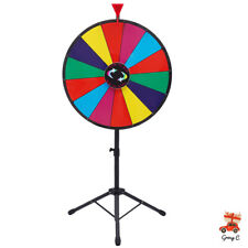 Adjustable 24" Prize Wheel 14 Slots Dry Erase Wheel of Fortune Spinning Wheel UK