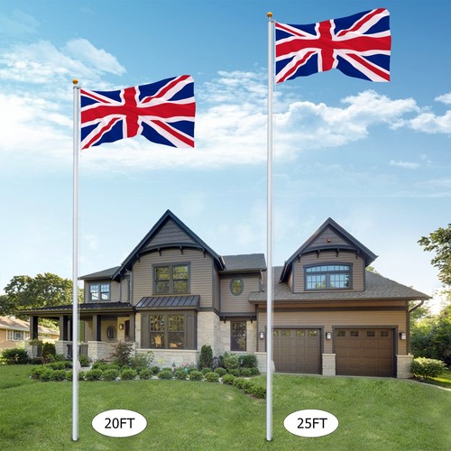 20ft sectional flagpole - sectional,