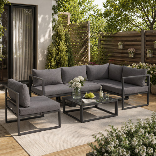 Seater aluminium garden - 5,