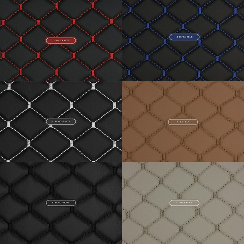 Quilted vinyl grain faux - vinyl,