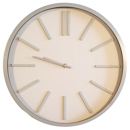 Extra large grey wall - clock,
