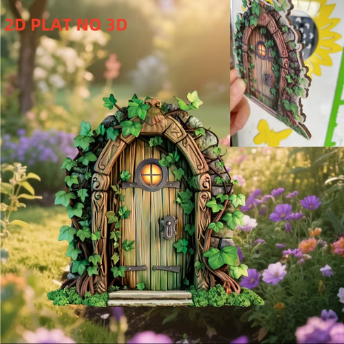 Fairy door wooden - fairy,