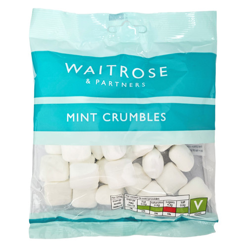 Waitrose mint crumbles sweets - waitrose,