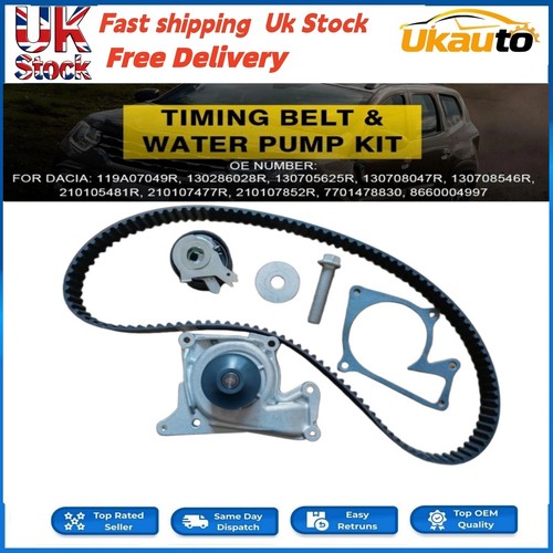 Timing belt water pump - belt, kit