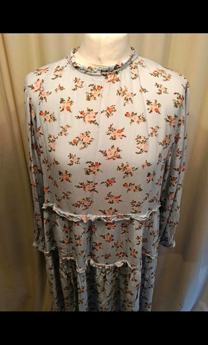 Zara blue floral - zara,
