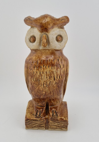 Studio pottery ceramic owl - studio,