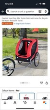 Paw Hut Dog Bike Trailer for Medium Dog Foldable