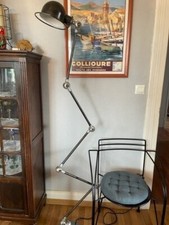 FLOOR LAMP, JIELDE LAMP 1st edition 5 ARMS POLISHED GRAPHITE FINISH