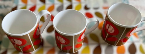 Orla kiely rare small mugs - rare,