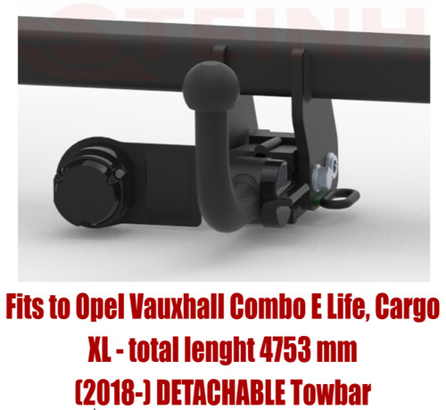 Detachable tow bar for - tow,