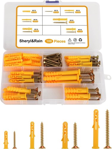 100 pcs wall plugs - pcs,
