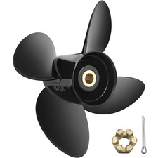 VEVOR 3587522 Outboard Propeller Boat Propeller 4-Blade 14 1/4 Diam. x 19" Pitch