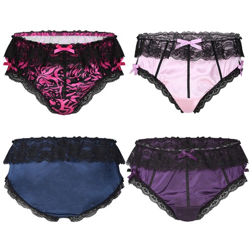 Mens satin ruffled - mens,