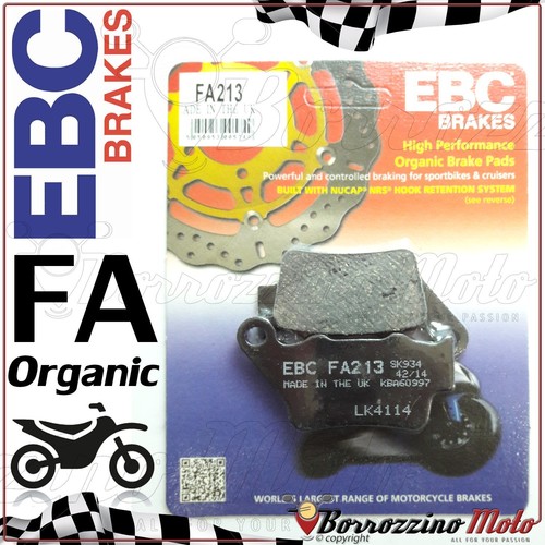 Brake pads rear organic ebc - brake,