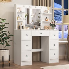 Bedroom White Dressing Table 7