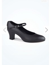 Capezio Black Character Shoes for Dance Theatre Size 7 M New with Box