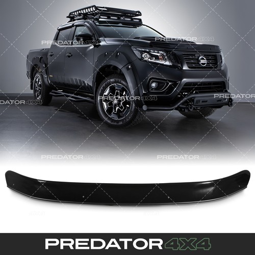 Black front bonnet guard wind - black,