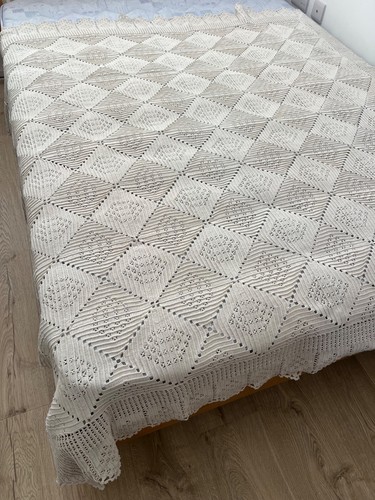 Crochet vintage throw - crochet,