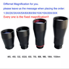 Laser Beam Expander Collimator 400-1550nm 1.5-20X Custom Optical Beam Shrinker