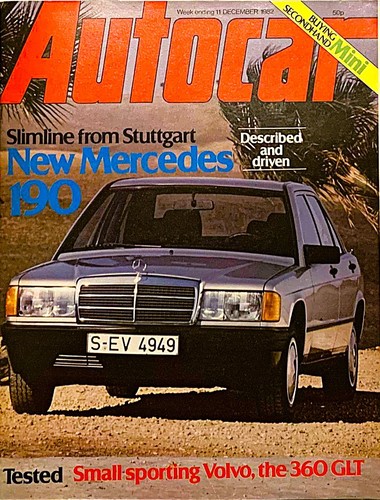 Autocar magazine dec - magazine, 11-dec-82