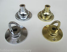 Retro old Victorian style ceiling rose light hanging flange