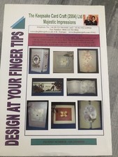 glitter girls keepsake embossing boards MAJESTIC IMPRESSIONS