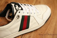 Gucci Ace White Leather Shoes