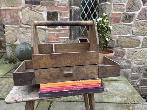 Vintage tool box wooden - vintage,