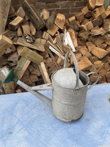 Vintage galvanised gallon - vintage,