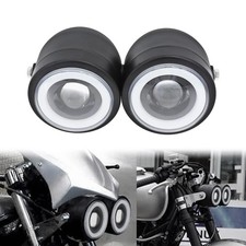 Black Twin Headlight