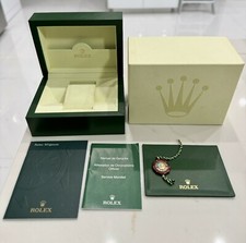 Authentic ROLEX Watch Box MILGAUSS 116400 GV FULL SET  Booklets Tag