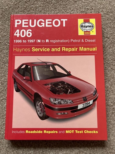 Haynes 3394 peugeot - haynes, 406