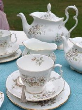 Royal Albert Haworth Vintage Trios Tea Cup, Saucer, Plat
