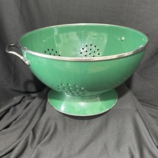 Vintage 11” Green Enamel