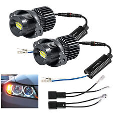2x LED Angel Eyes Halo Ring Light Bulb For BMW 3 Series E90 E91 LCI With Canbus/