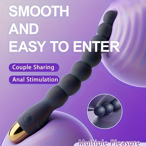 Anal plug vibrating butt beads - anal,