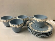 4 x Wedgwood embossed