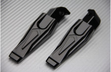 Black Pair of Rear Foot Rests